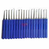 GOSO 12 PCs Barrel Unlocking Lock Pick Set (Blue Handle)