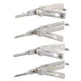 Lishi Residential Picks Bundle of 4 (SC1, SC4, KW1, KW5) & Magnetic Carrying Case