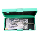 KABA Dimple Pick Set w/ Clear Practice Lock Bundle