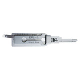 Mr. Li's Original Lishi KW1-L (Reverse Handing) 2-in-1 Pick & Decoder for 5-Pin Kwikset Keyway