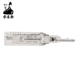 Mr. Li's Original Lishi SC1-L (Reverse Handing) 2-in-1 Pick & Decoder for 5-Pin Schlage Keyway